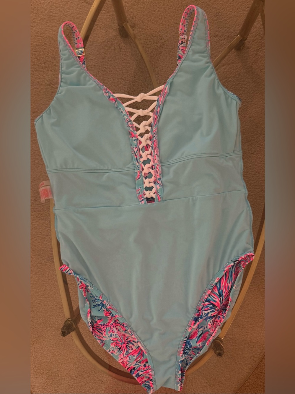LILLY PULITZER CASEYLEE ONE PIECE BATHING SUIT - Picture 4 of 8